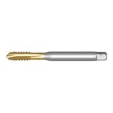 Dormer E422M4-serie E422 HSS-E-PM spiraalpunt onderbroken draadmachinekraan metrisch met tincoating, DIN371 standaard, M4 x 0,70 mm draad, 63 mm lengte