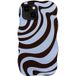 Selencia Vivid Wavy Backcover met MagSafe voor de Apple iPhone 14 / 13 - Dream Swirl Chocolate