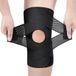 SURFOU Verstelbare Kniebandage met Zijkant Stabilisatoren en Gelpad, Knieondersteuning voor Pijnverlichting en Stabiliteit, Voor Wandelen, Sport, Fitness & Dagelijks Gebruik, Unisex