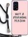 Case Company® - Oppo Find X3 Lite Hoesje met Koord - Morning person - Zwart Koord - Back Cover