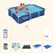 Bestway Rechthoekig Steel Pro Zwembad - 300 x 201 x 66 cm - Blauw