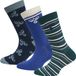Hummel hmlALFIE SOCK 3-PACK Sneakersokken Gestreept Kinderen 24-27 DEEP TEAL