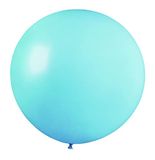 Pack Ciao Pack 10 maxi balloons in natural latex Premium Quality G40 (Ø 100cm / 40"), pastel light blue