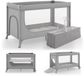 Kinderkraft LEODY UP - 2-in-1 reisbedje - Grijs