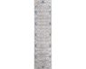 Safavieh Traditioneel Geweven Binnen Vloerkleed, Brentwood Collectie, BNT810, in Licht Grijs & Blauw, 61 X 244 cm