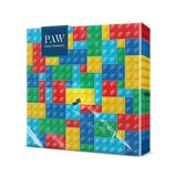 PAW Servetten 33 x 33 cm, 20 stuks - Kleurrijke Blokjes