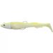 Berkley PowerBait Power Sardine; onkruidvrij zacht plastic kunstaas voor zoutwatervissers; geurende swimbait voor zeebaars; vissen vanaf de kant & boot met flitsende actie, 12cm, White Chartreuse