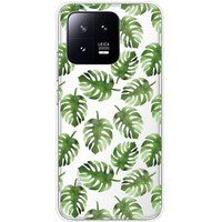 1001 coques Xiaomi 13 Bedrukt siliconen hoesje Feuilles de monstera