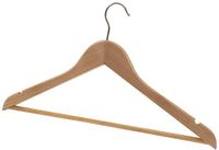 ALBA Garderobe Hout Metaal Bruin 25 Stuks
