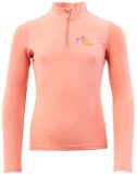 BR Equitation Kinder T-shirt met lange mouwen en rits, perzikbloesem, 104