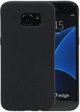Best Cases Zwart Zand TPU back case cover hoesje voor Samsung Galaxy S7 Edge