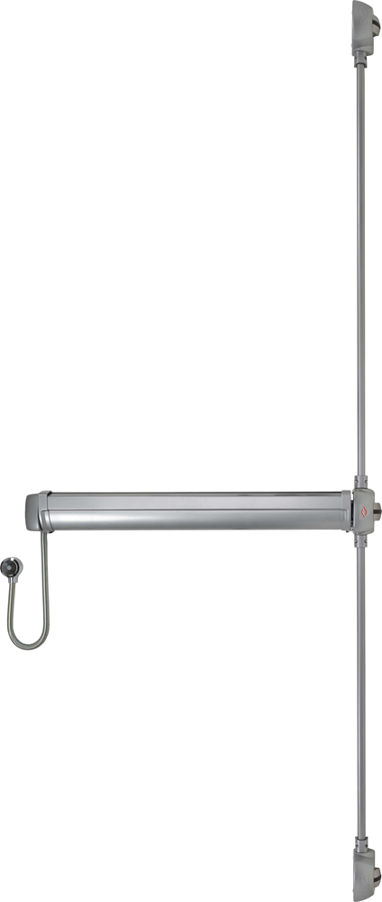 JPM JPM FC-EX-31 JPM Elektromechanische paniekbalk Fluid Control - Uitgang | type: C | 3 punts: lateraal | kleur: aluminium | lengte: 1165 mm | inkortbaar