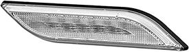 HELLA 2BA 013 332-041 Knipperlicht - Shapeline Style Slim - LED - 24/12V - Gekleefd/Opbouw - Lenskleur: Transparent - Stekker: AMP - 2-polig - Rechts achter - Aantal: 1