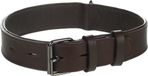Denver Flamingo Denver Gevoerd Halsband Honden Bruin XL 52-64cm 40mm Leer