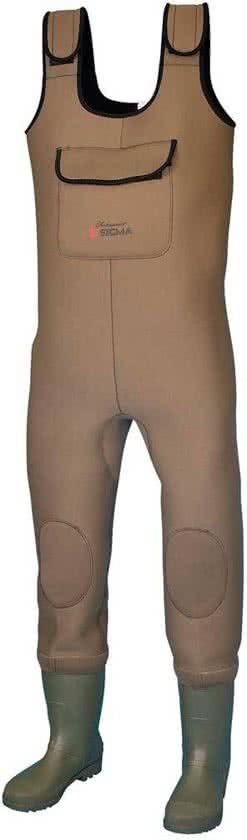 Mitchell Shakespeare Sigma Neopreen Chest Wader Waadpak Maat 44