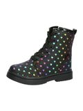 LICO Laarzen ' Isalie ' neonblauw / lichtgroen / lila / zwart