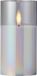 Lumineo Kaars LED in glas iriserend 15cm