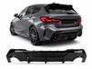 BinaParts Achterdiffuser Geschikt voor BMW 1 Serie F40 2019-2024 – Hoogglans Zwart