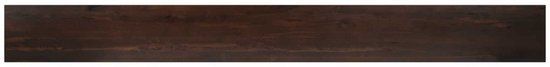 vidaXL - Raamprofielen - 2 stuks - Donkerbruin - 140 x 15 x 2 cm