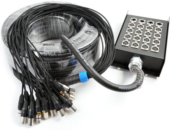 PD Connex Stage Snake 16 + 4 XLR 30m 20mm