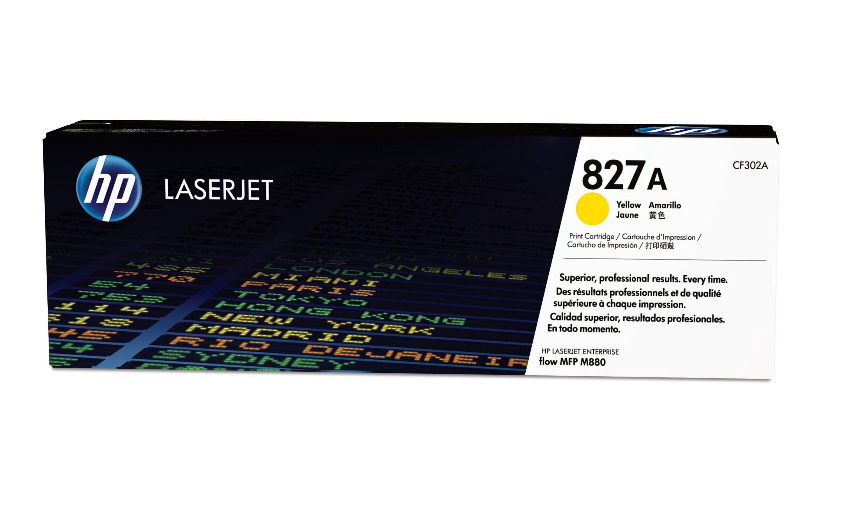 HP 827A originele gele LaserJet tonercartridge