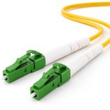 1aTTack.de 1x 30m OS2 LWL SX SIMPLEX patchkabel G.652.D LC/APC - LC/APC SM SINGLEMODE - 9/125 µm LSZH geel