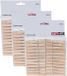 Get-It Wasknijpers naturel en bois - 72 pièces - 7,5 cm