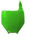 POLISPORT 8661500002 OEM Replica kentekenplaathouder voor vooraan van duurzaam en robuust glanzend kunststof, compatibel met Kawasaki, Suzuki in groen