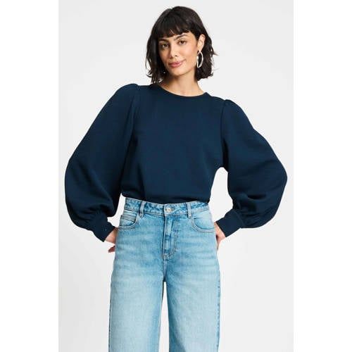 POM Amsterdam top donkerblauw