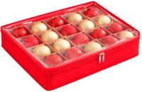 Feeric lights & Christmas Kerst opbergbox - Rood - Kunststof