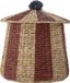 Bloomingville Opbergmand Circus Birsen naturel met roodbruin