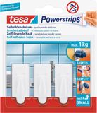 Tesa Powerstrips Haken Trend Small - Wit - 3 Stuks