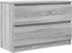 vidaXL Meuble TV 80x35x54 cm aggloméré gris sonoma