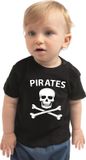 Bellatio Decorations Shoppartners Bv Piraten T-shirt Zwart Peuter Unisex Katoen 92