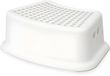 Arte Regal Tabouret de cuisine / marchepied toilette - Handy Step - blanc - plastique - 25 x 37 x 13 cm