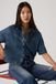 Levi's Logan chemise en jean à manches courtes - Femme - M - Bleu / Tencel Tinted Times