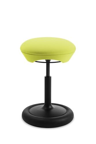 Topstar SITNESS HOP Ergonomische kruk met driedimensionale beweging | Sitness-technologie | Made in Germany | Kleur: zwart/groen