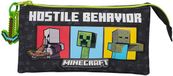 Minecraft Triple Hostile Behavior Etui Zwart Man