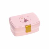 Lässig Adventure Tipi Lunchbox voor kinderen, broodtrommel, roze, BPA-vrij