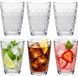 Cosy&Trendy Cosy Moments Verres à boire Mirrors - 6 pièces - 390 ml - Transparent - Verre