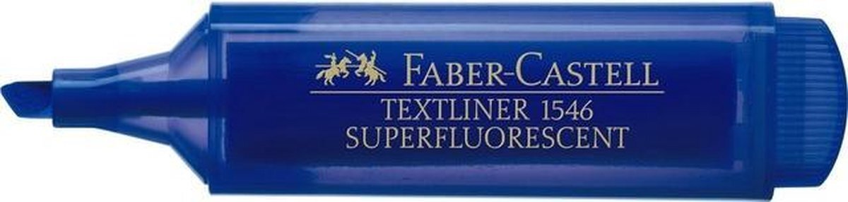 Faber-Castell 154652 - Markeerstiften Textliner 1546, navulbaar, blauw