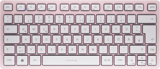 CHERRY KW 7100 MINI BT Toetsenbord Universeel Bluetooth QWERTZ Duits Roze