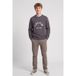 Calvin Klein Boys Varsity Cn Sweatshirt Coal Maat: 16Y