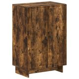 vidaXL Schoenenkast EDE 59,5 x 39,5 x 90 cm Bewerkt hout Gerookt eiken