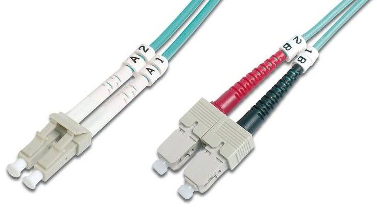 Digitus 2m OM4 LC / SC Fiber Optic Cable