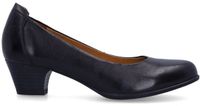 No Stress - Dames - Zwarte leren pumps - Maat 37