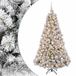 vidaXL Kunstkerstboom met kerstbal 180 cm 300 LED's Warmwit