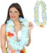 Atosa Hawaii krans/slinger - 2x - Tropische kleuren blauw