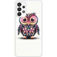 Hiboux coloré Bedrukt siliconen hoesje compatibel met Galaxy A53 5G