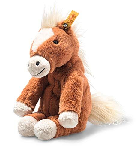 Steiff Soft Cuddly Friends Gola Schlenker- Paard roodbruin, 27 cm